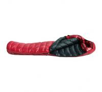 Western Mountaineering - Apache MF - Sacco a pelo in piuma 165 cm Zip: Left Nero/Fuchsia/Rosso