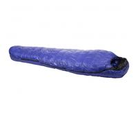 Western Mountaineering - UltraLite - Sacco a pelo in piuma 200 cm Zip: Right Blu/Nero/Lilla