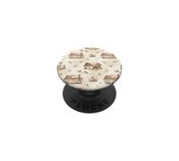 Western Prairie Monument Valley Conigli Pecore Mulino a vento PopSockets PopGrip Adesivo
