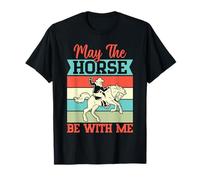 Western Rider Horse Be with Me Cowgirl Rodeo Maglietta