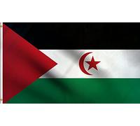 Western Sahara - Sahrawi Flag Durevole Bandiera Da Giardino Robuste Bandiera Per Interno Feste Esterno 3X5Ft