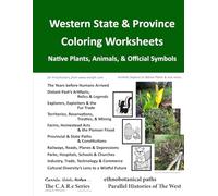 Western State & Province Coloring Worksheets: Native Plants, Animals, & Official Symbols
