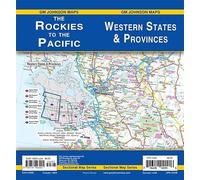 Western States & Provinces, USA-Canada Sectional Map