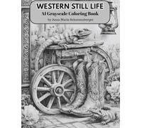 Western Still Life AI Grayscale Coloring Book