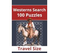 Westerns Search - 100 Puzzles - Word Search for Adults: Travel Size