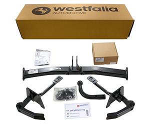 Westfalia Gancio Traino Fisso per Opel Combo, 02/2012-08/2018, Fiat Doblo, incluse Cargo, 02/2010-06/2022, Viene Con un Westfalia Kit Cablaggio a 13 Pin