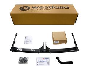 Westfalia Gancio Traino Fisso VW Golf 7 Berlina, 06/2014-06/2020, T-Roc, da 07/2017, Audi A3, 06/2014-06/2016, Q2, 11/2016-, Skoda Octavia 3, Seat Leon 3, Con Kit Cablaggio a 13 Pin