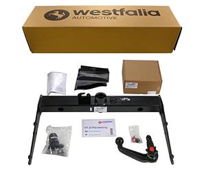 Westfalia Gancio Traino Rimovibile per VW Transporter T5/T6, Furgone/Panoramico, 10/2009-09/2019, Solo per Veicoli Senza Preliminare Preparazione, Viene Con un Westfalia Kit Cablaggio a 13 Pin