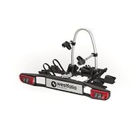 Westfalia Portabici BC 60 per Ganci di Traino, per 2 Biciclette, Adatto per E-bike, Ripiegabile