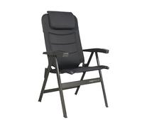 Westfield Outdoors Noblesse Ergofit CG - Sedia Pieghevole Imbottita Regolabile, Poliestere, Grigio Scuro, 68 x 63 x 120 cm, Struttura DuraLite 5,5 kg