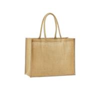 Westford Mill - Natural starched jute classic shopper - Natural - One size