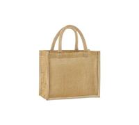 Westford Mill - Borsa tote midi in iuta inamidata naturale - Borsa tote naturale - Borsa per uomo e donna - Borsa shopper taglia unica, borsa da viaggio, borsa da palestra, Naturale, 30 x 30 x 19 cm