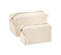 Westford Mill Nero o Beige Tela Accessorio Custodia - 2 Taglie