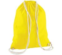 Westford Mill Unisex cotone Gymsac - Accessorio Conservazione Borsone Palestra - Giallo