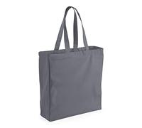 Westford Mill W108 Canvas Classic Shopper - Graphite Grey