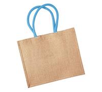 Westford Mill W407 - Shopper classico juta, colore: Naturale/Surf Blue