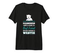 Westie Chi ha Detto Maglietta Premium