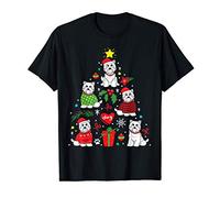 Westie Christmas Tree Dog Funny Gift Maglietta