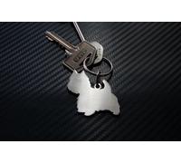 Westie Portachiavi Chiave West Highland Terrier Cane Razza Acciaio Inox Regalo