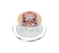Westie Terrier cane Ramen pasta giapponese grafica Samurai Kawaii PopSockets PopGrip per MagSafe