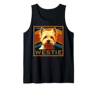 Westie West Highland White Terrier Cucciolo Canotta