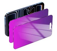 Westillux Confezione da 2 pellicole protettive per la privacy per iPhone 17 Pro, sfumate colorate, in vetro temperato, anti-spia, facile installazione, copertura completa antigraffio (6,3 pollici