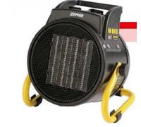 Zephir Termoventilatore Stufa elettrica Industriale Potenza 3000 Watt Basso rumore colore Nero - ZML30P