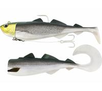 WESTIN Crazy Daisy pesce di gomma esca ippoglosso, 180 g, 300 g e 400 g, merl...