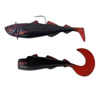 WESTIN Crazy Daisy pesce di gomma esca ippoglosso, 180 g e 300 g esca jig osh...