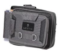 Westin W4 Quick Bag 2 Boxes Small Titanium Black - Borsa per esche artificiali, scatola per esche artificiali, borsa per esche per pesca spinning