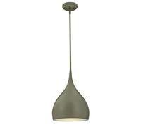Lampada da Soffitto Luce a Sospensione Gocce Formina Opaco Grigio Argento 1 E27