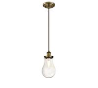 Westinghouse 6338640 Lampada a Sospensione Monoluce per Interni, Ottono Anticato