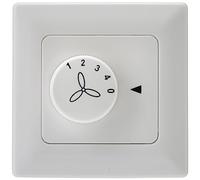 Westinghouse 7880040 Ventilatore Solo Comando a Parete, Plastica, Bianco