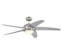 Westinghouse Bendan Ventilatore da Soffitto 5 Pale con LED, Argento Opaco