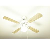 Westinghouse Design Ventilatore Lampada con Interruttore Vegas Bianco 105 CM [EEK: Non valutato]