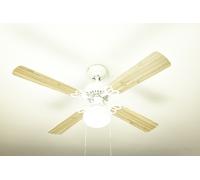 Westinghouse Design Ventilatore Lampada con Interruttore Vegas Bianco 105 CM [EEK: Non valutato]
