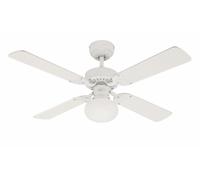 Westinghouse Design Ventilatore Lampada con Interruttore Vegas Bianco 105 CM [EEK: Non valutato]