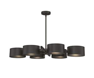 Westinghouse Lighting 63688 - Lampadario da interno Zaro a sei luci, finitura ferro