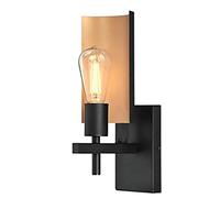 Westinghouse Lighting 65759 - Apparecchiatura da parete da interno Sirino a una luce, finitura nera opaca