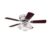Westinghouse Lighting 72073 Ventilatore da soffitto in nichel spazzolato Single