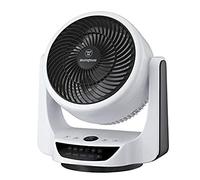 Westinghouse Lighting 73037 Cormac, ventilatore da tavolo oscillante portatile con telecomando, 25 cm, finitura bianca e nera