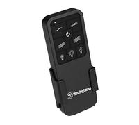 Westinghouse Lighting 77879, telecomando a radiofrequenza per il ventilatore da soffitto e la luce con display retroilluminato, finitura nera