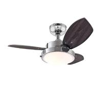 Westinghouse Lighting 78762 Wengue 762 - Ventilatore a soffitto con luce singola