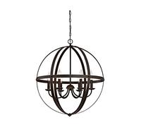 Westinghouse Lighting Iluminazione interiore, Bronzo lucidato a Olio, Lampada a sospensione-6 Lucci