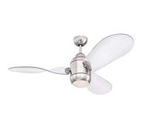 WESTINGHOUSE LIGHTING - Josef 40 W, Nichel Spazzolato, 122 Cm