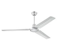 Ventilatore da soffitto Westinghouse Industrial silver silent 142 cm Westinghouse