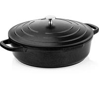 Westinghouse PERFORMANCE SERIES Padella con coperchio, grande padella da 32 cm, per piani cottura a induzione e tutti i piani cottura, padella rivestita con manico, bordo alto, lavabile in