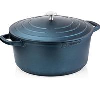 Westinghouse PERFORMANCE SERIES WCCC0095028BL - Pentola per cottura a induzione, adatta a tutti i piani cottura e al forno, incluso il supporto per manici, blu, WCCC0095028BL