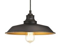 Westinghouse sospensione Iron Hill, nero, 1 luce Westinghouse