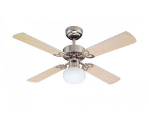 Westinghouse Vegas Lampada Ventilatore da Soffitto 105 cm In Acciaio con Catena [EEK: Non valutato]